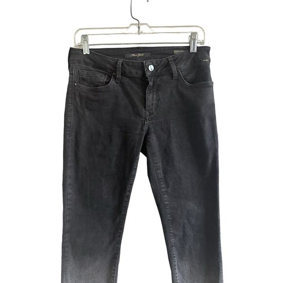 MAVI Gold 'Adriana Ankle' Mid-Rise Super Skinny Black Jeans - 28 - Picture 5 of 14